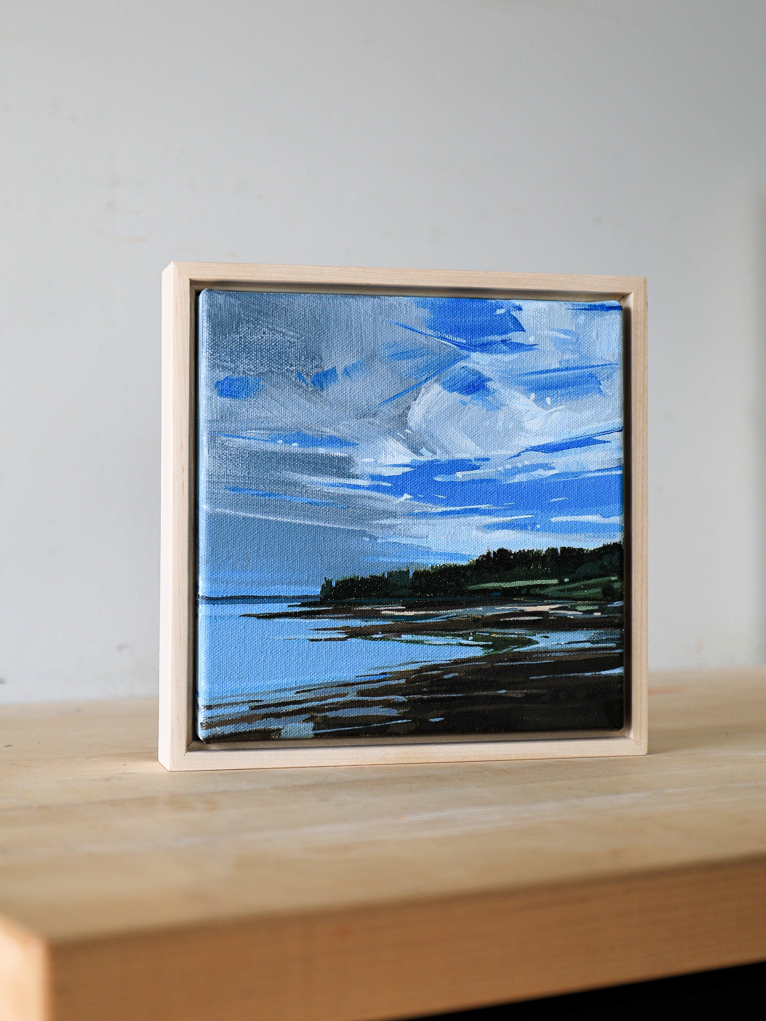 Dix Point | 8x8 | Acrylic on Canvas Framed