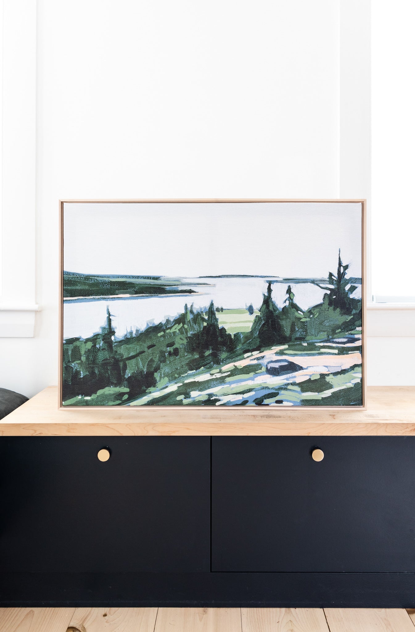 Somes Sound Lookout | Stretched Print on Canvas