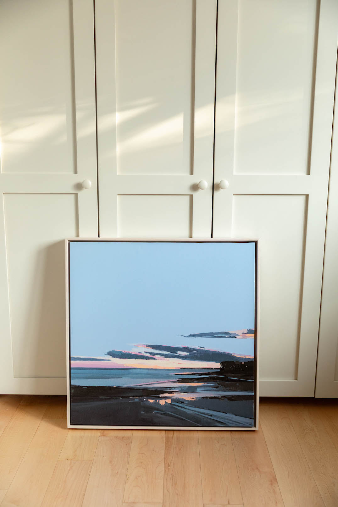 Falmouth Sunset Blue | Stretched Print on Canvas